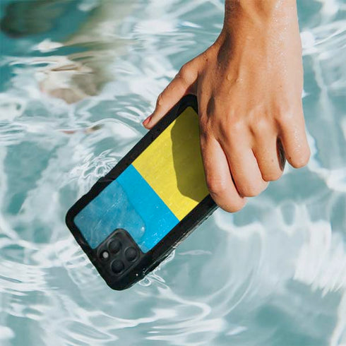 Ukraine Flag Distressed iPhone 11 Pro Max Waterproof Case